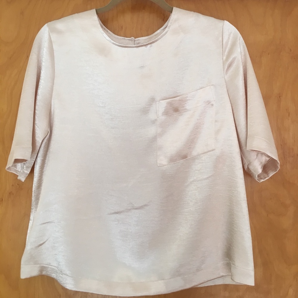 Shimmery Silk Top ✨